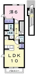 播磨駅 徒歩22分 2階の物件間取画像